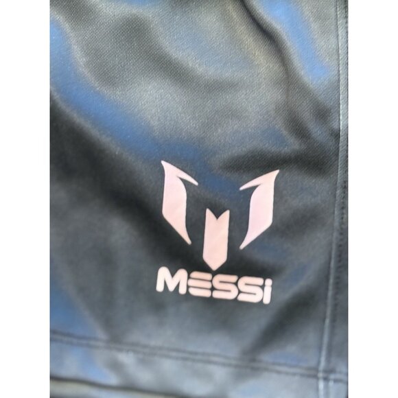 Messi Active Shorts Gray Ombré Black Boys Size M Medium NWT - Picture 6 of 15